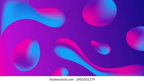 Gradient liquid abstract background vector design in eps 10