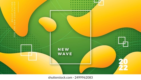 Gradient liquid abstract background vector design in eps 10