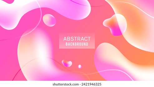 Gradient liquid background vector design in eps 10