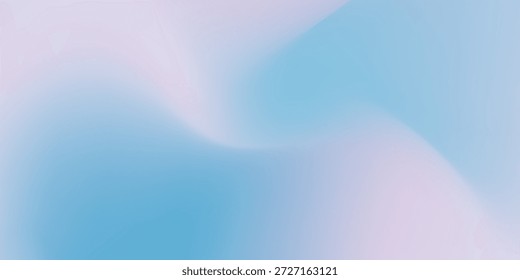 gradiente líquido Fondo de onda de gradiente de color azul, textura de gradación de grano azul abstracto, flujo holográfico azul Vector