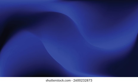 Gradient Liquid Dark Blue Mesh Abstract Background in Vector Art