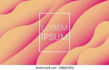 Gradient liquid orang and red shapes abstract Background vector. Cool design. fluid splash, concept. Cover templates eps10