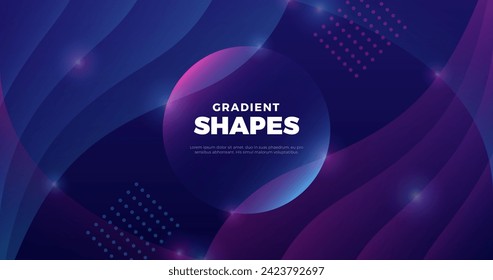 Gradient liquid shapes background vector design in eps 10