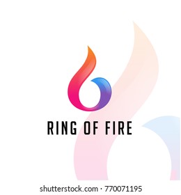Gradient logo Ring of Fire