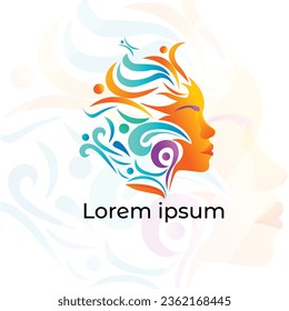 A gradient logo showing the strength ,hope , youth, energy , new begining.