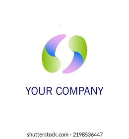 Diseño de plantilla de logotipo degradado para la empresa y el inicio