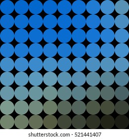Gradient low poly circle style vector mosaic background