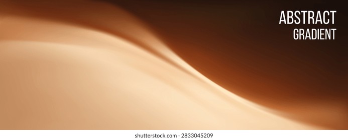 Gradient luxury texture with bg brown coffee for dark abstract background. Chocolate mousse silk with vector wallpaper splash for milk cream noise. Mocca gold texture with brown bg golden.