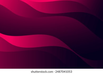 Gradient magenta background with waving line