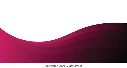 Gradient magenta background with waving line. Abstract in EPS 10