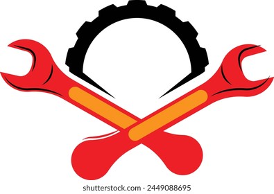 Gradient mechanical engineering logo eps