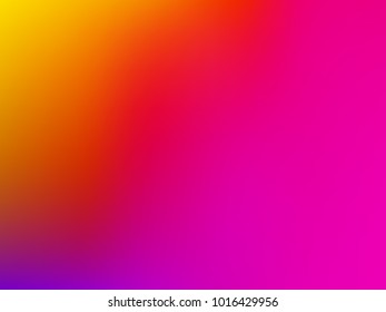 Gradient mesh abstract background. Blurred bright colors, colorful rainbow pattern. Multicolored fluid shapes for Web and Mobile Applications, social media, modern decoration Vector illustration