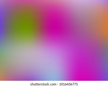 Gradient mesh abstract background. Blurred bright colors, colorful rainbow pattern. Multicolored fluid shapes for Web and Mobile Applications, social media, modern decoration Vector illustration
