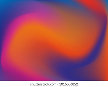 Gradient mesh abstract background. Blurred bright colors, colorful rainbow pattern. Multicolored fluid shapes for Web and Mobile Applications, social media, modern decoration Vector illustration