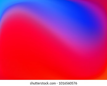 Gradient mesh abstract background. Blurred bright colors, colorful rainbow pattern. Multicolored fluid shapes for Web and Mobile Applications, social media, modern decoration Vector illustration