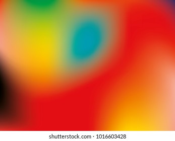 Gradient mesh abstract background. Blurred bright colors, colorful rainbow pattern. Multicolored fluid shapes for Web and Mobile Applications, social media, modern decoration Vector illustration