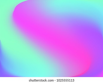 Gradient mesh abstract background. Blurred bright colors, colorful rainbow pattern. Multicolored fluid shapes for Web and Mobile Applications, social media, modern decoration Vector illustration