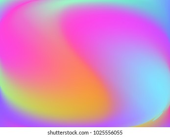 Gradient mesh abstract background. Blurred bright colors, colorful rainbow pattern. Multicolored fluid shapes for Web and Mobile Applications, social media, modern decoration Vector illustration