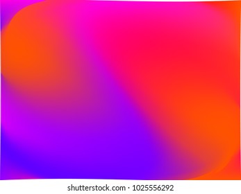 Gradient mesh abstract background. Blurred bright colors, colorful rainbow pattern. Multicolored fluid shapes for Web and Mobile Applications, social media, modern decoration Vector illustration