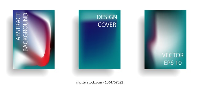 Gradient mesh abstract background. Blurred bright colors mesh background. Trendy creative vector. Intense blank Holographic spectrum gradient for cover - Vector 