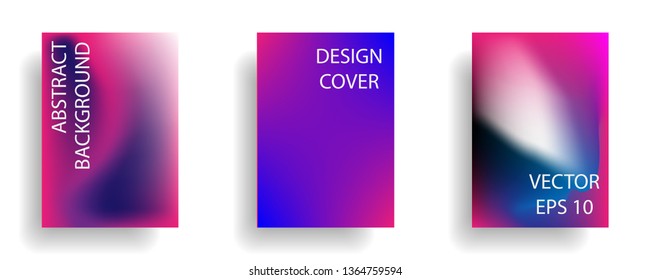 Gradient mesh abstract background. Blurred bright colors mesh background. Trendy creative vector. Intense blank Holographic spectrum gradient for cover - Vector 