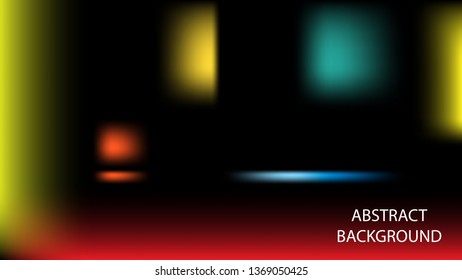 Gradient mesh abstract background. Blurred bright colors mesh background - vector