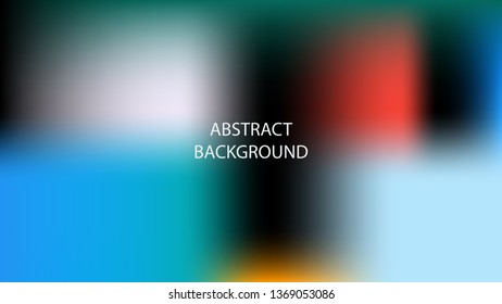 Gradient mesh abstract background. Blurred bright colors mesh background - vector