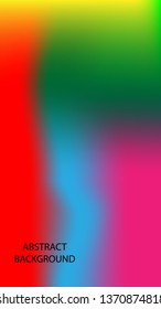Gradient mesh abstract background. Blurred bright colors mesh background - vector
