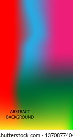 Gradient mesh abstract background. Blurred bright colors mesh background - vector