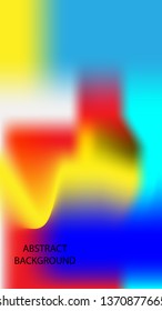 Gradient mesh abstract background. Blurred bright colors mesh background - vector