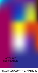 Gradient mesh abstract background. Blurred bright colors mesh background - vector