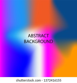 Gradient mesh abstract background. Blurred bright colors mesh background - vector