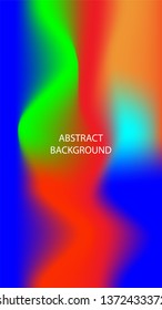 Gradient mesh abstract background. Blurred bright colors mesh background - vector
