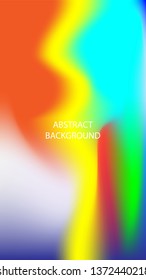 Gradient mesh abstract background. Blurred bright colors mesh background - vector