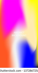 Gradient mesh abstract background. Blurred bright colors mesh background - vector