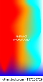 Gradient mesh abstract background. Blurred bright colors mesh background - vector