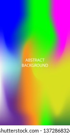 Gradient mesh abstract background. Blurred bright colors mesh background - vector