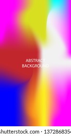 Gradient mesh abstract background. Blurred bright colors mesh background - vector