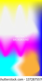 Gradient mesh abstract background. Blurred bright colors mesh background - vector