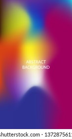 Gradient mesh abstract background. Blurred bright colors mesh background - vector