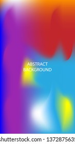 Gradient mesh abstract background. Blurred bright colors mesh background - vector