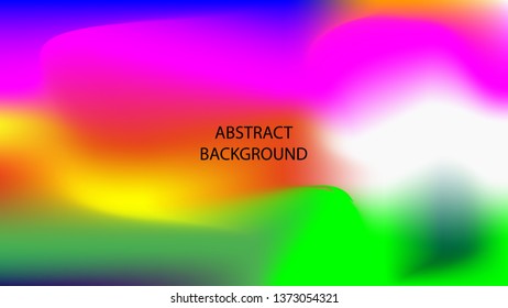 Gradient mesh abstract background. Blurred bright colors mesh background - vector