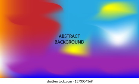 Gradient mesh abstract background. Blurred bright colors mesh background - vector