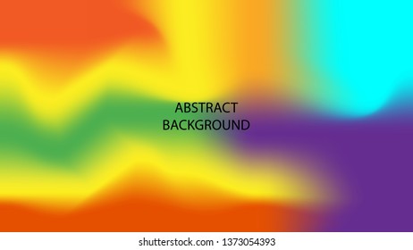Gradient mesh abstract background. Blurred bright colors mesh background - vector