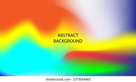 Gradient mesh abstract background. Blurred bright colors mesh background - vector