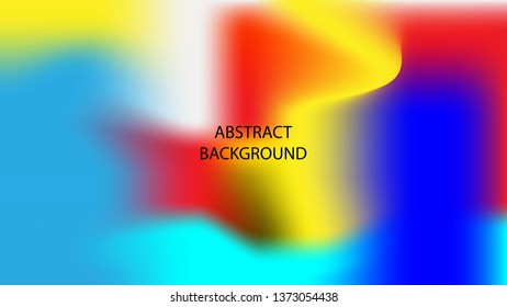 Gradient mesh abstract background. Blurred bright colors mesh background - vector