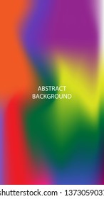 Gradient mesh abstract background. Blurred bright colors mesh background - vector