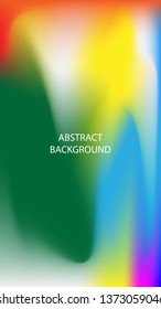 Gradient mesh abstract background. Blurred bright colors mesh background - vector