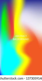 Gradient mesh abstract background. Blurred bright colors mesh background - vector