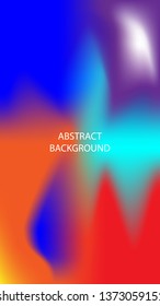 Gradient mesh abstract background. Blurred bright colors mesh background - vector